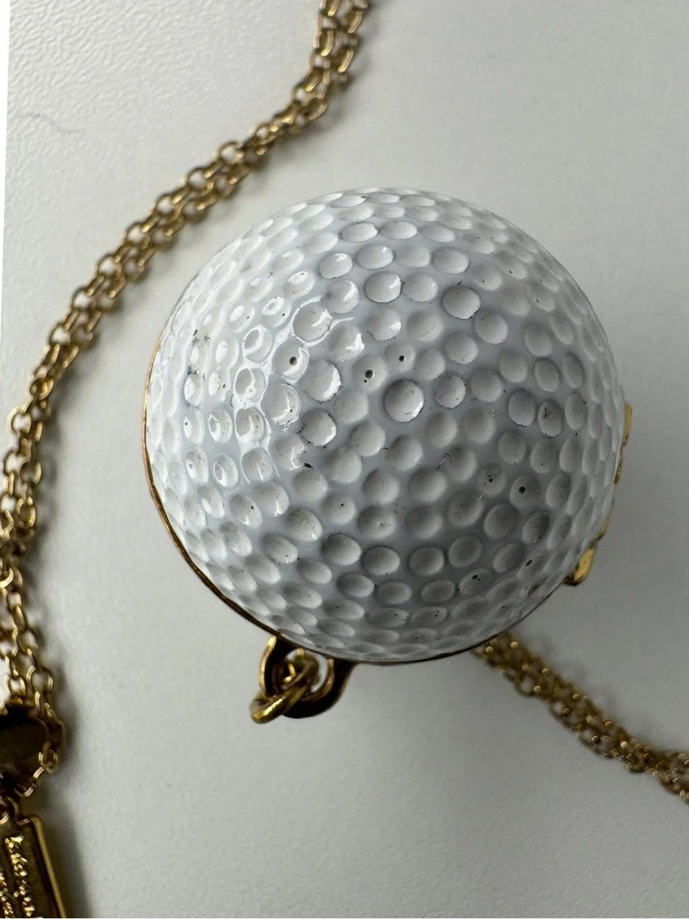 Kate Spade Golfball Golf Ball Y2K Vintage Locket Necklace